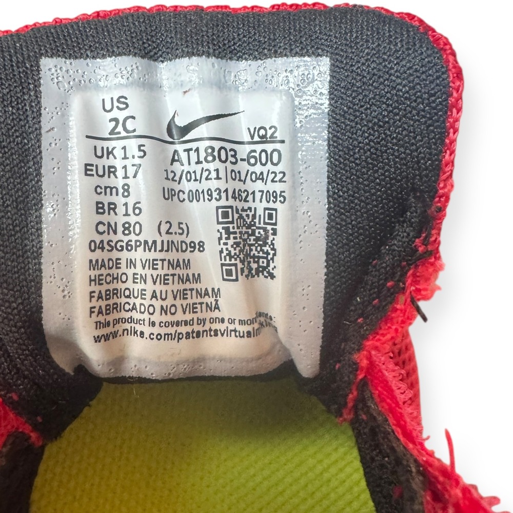 Nike Star Runner 3 Infant Toddler Red Running Shoes Size 2C - Picture 6 of 7